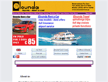 Tablet Screenshot of eloundatravel.gr